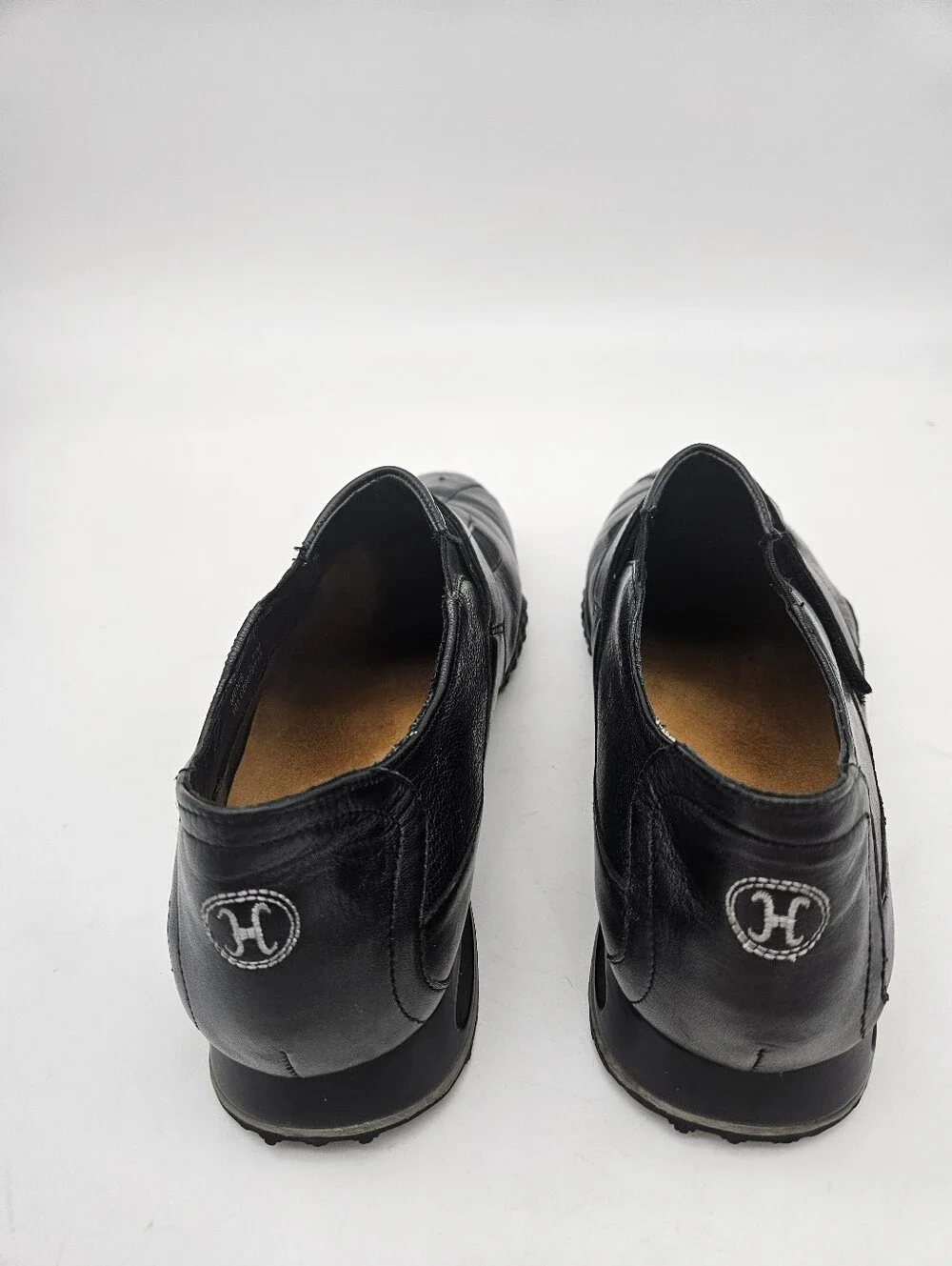 Cole Haan NikeAir men's size 11M black leather sneakers casual loafers
